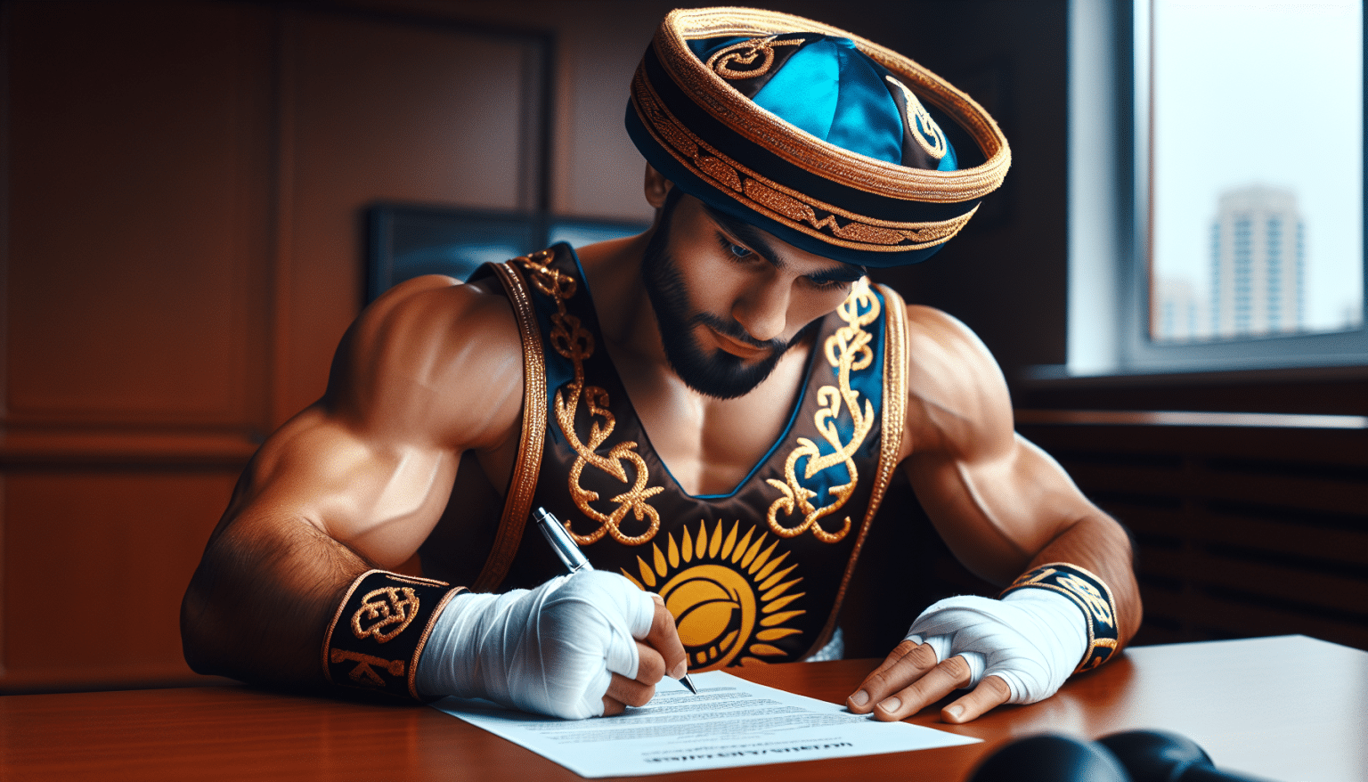 Le roi kazakh Sultan Zaurbek conclut un contrat d’envergure avec Wasserman Boxing