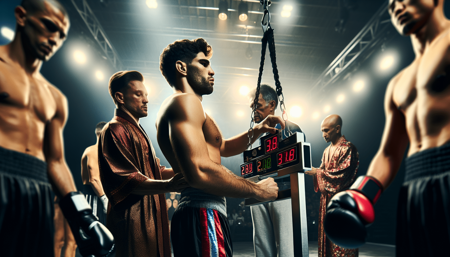 Andreas Katzourakis et Kudratillo Abdukakhorov Font le Poids Avant le Spectacle Overtime