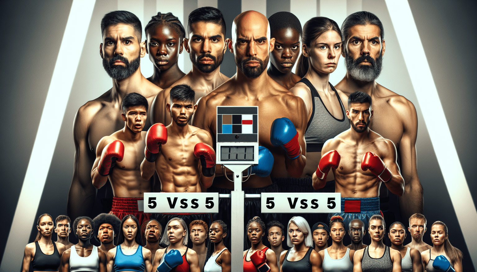 Photos : Pesée “5 contre 5” de Deontay Wilder et Zhilei Zhang