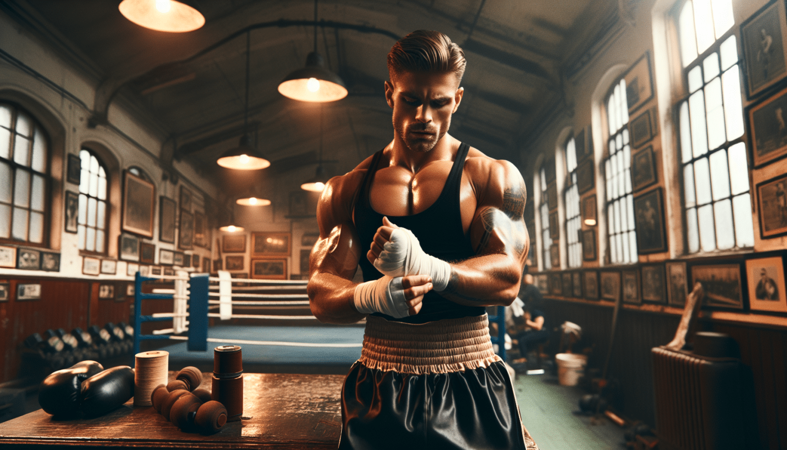 Otto Wallin se prépare en attendant son tour chez les poids lourds