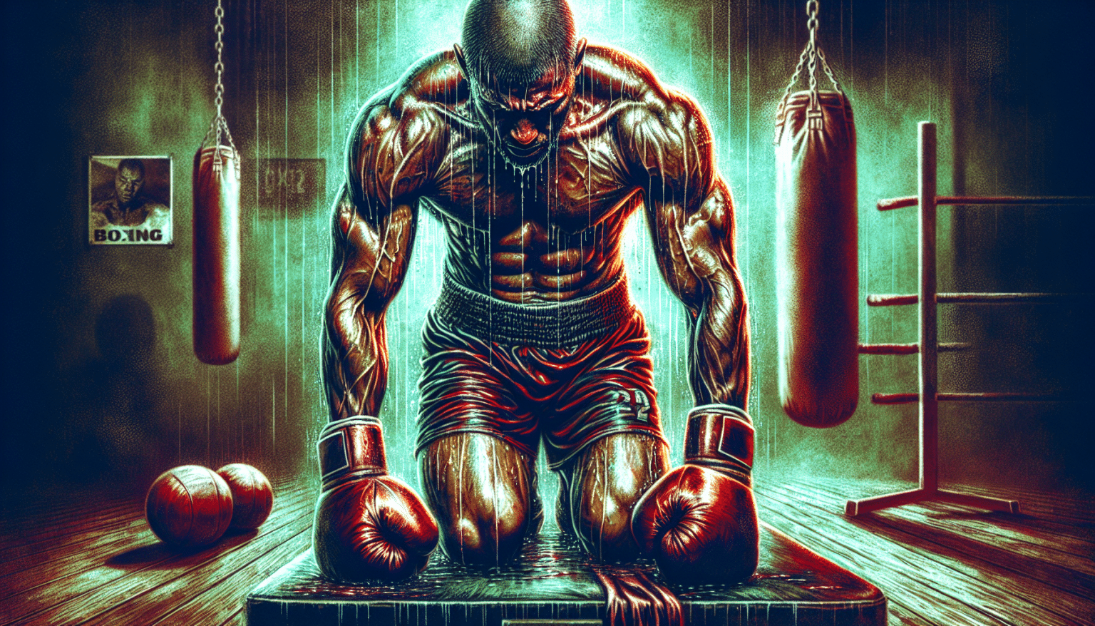 Séchage : L’inconfort de regarder un boxeur perdre du poids