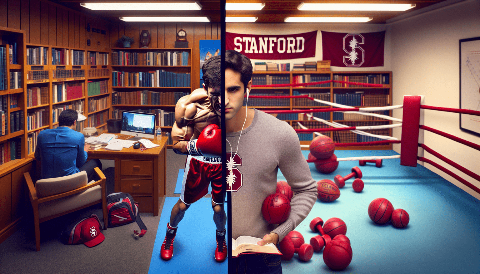 Dante Kirkman, étudiant à Stanford, jongle entre la boxe et ses études