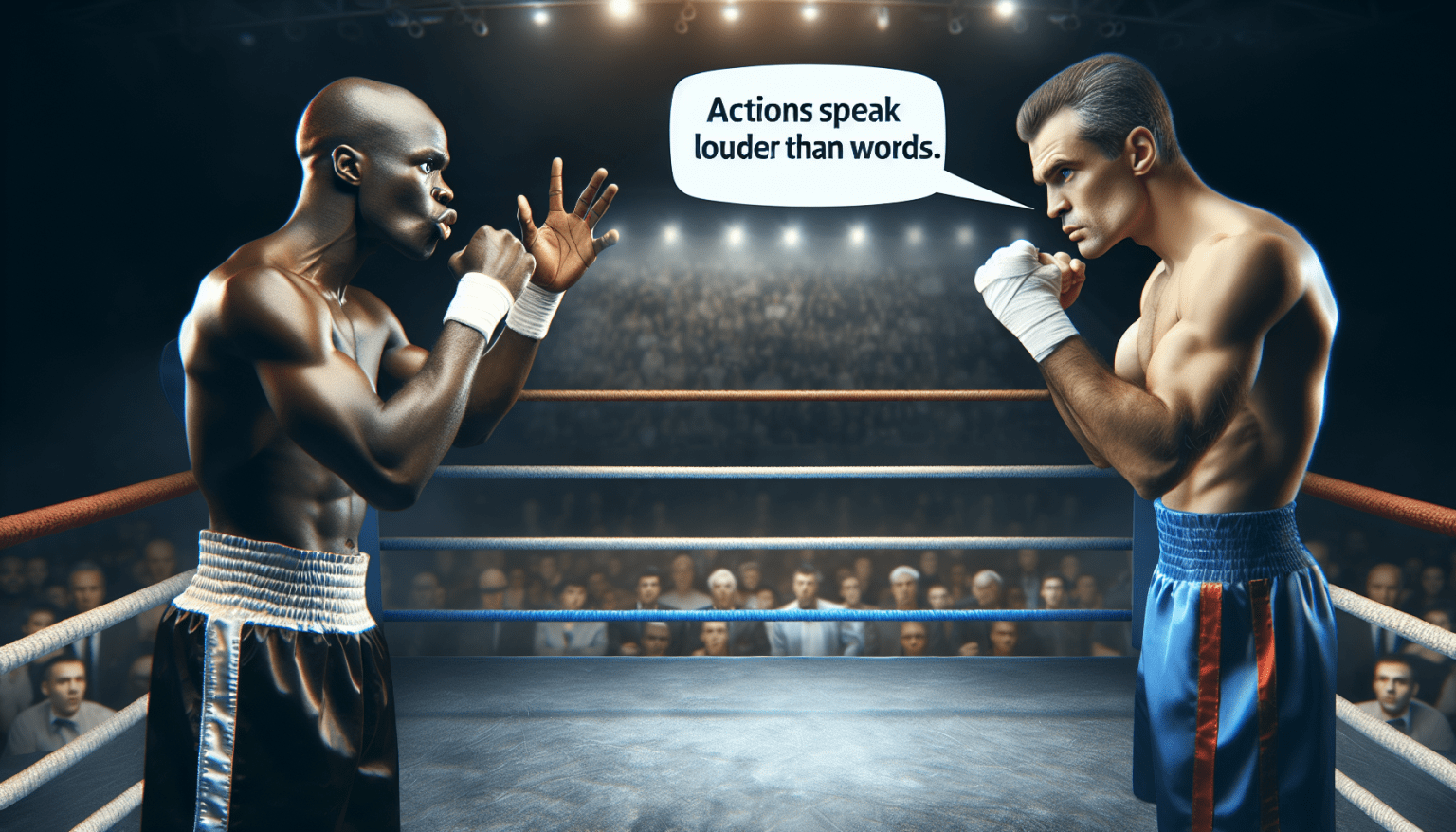 Efe Apochi parle de détruire Cheavon Clarke ; Clarke dit que ses actions parlent plus fort.