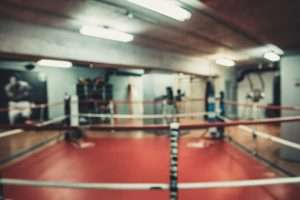 boxing area in the gym