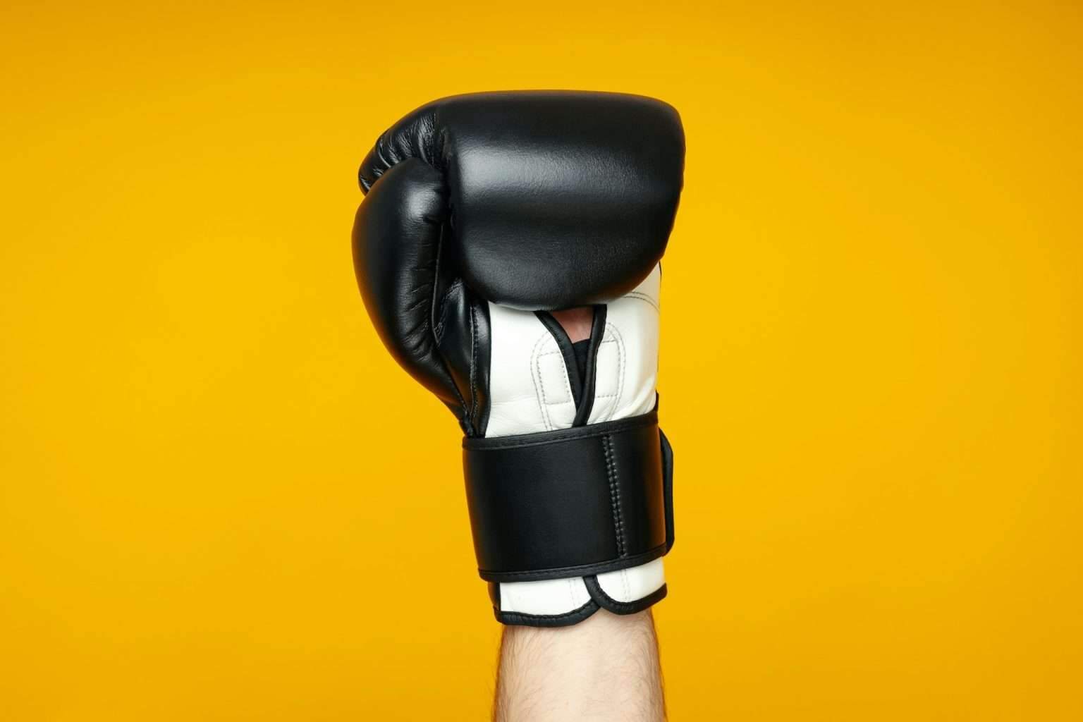 Concept of boxing and sport lifestyle with boxing gloves