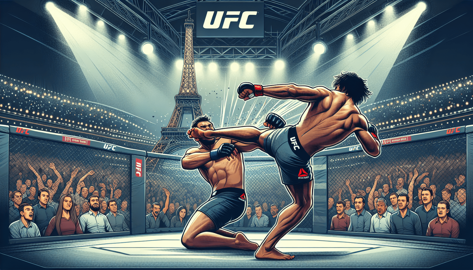 Regardez Fares Ziam assommer Matt Frevola d’un genou dévastateur à l’UFC Paris