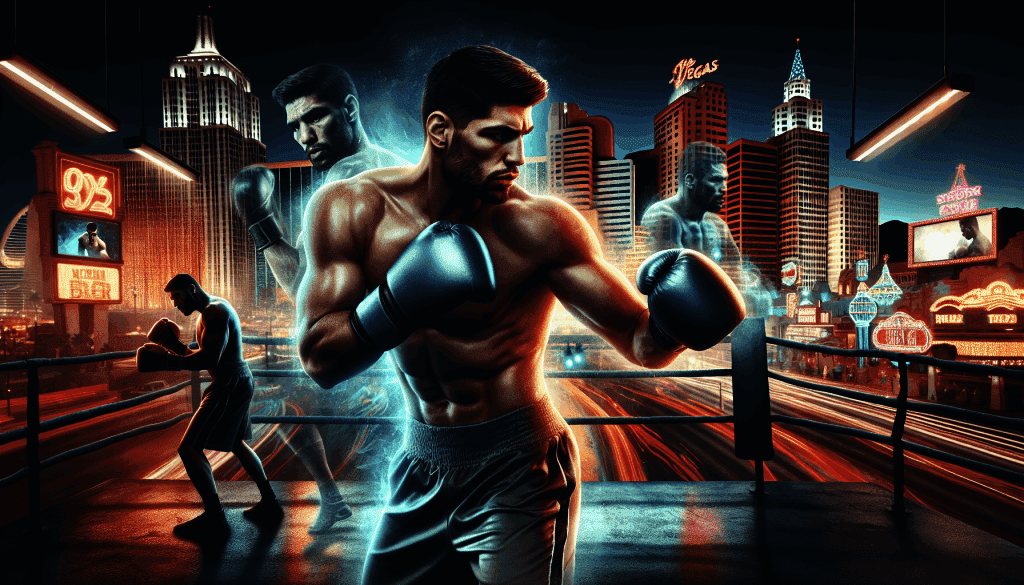 Alvarez s’efforçant de surpasser les légendes lors de son grand accueil à Las Vegas.