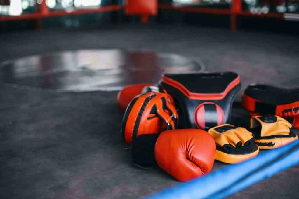 Boxing Training Equipment On The Floor