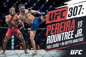 UFC 307 : Pereira vs Rountree Jr. – Carte complĂšte, pronostics et analyse approfondie