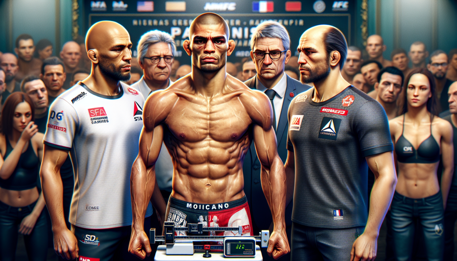 Résultats de la pesée UFC Paris : Moicano et Saint Denis prêts, un combattant en difficulté