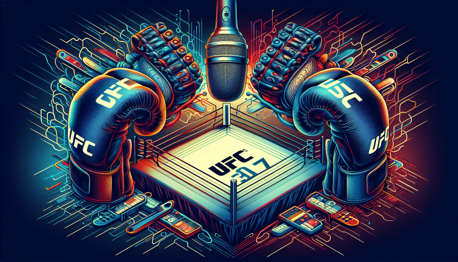 L’UFC 307 : des voix familières pour commenter deux combats titrés