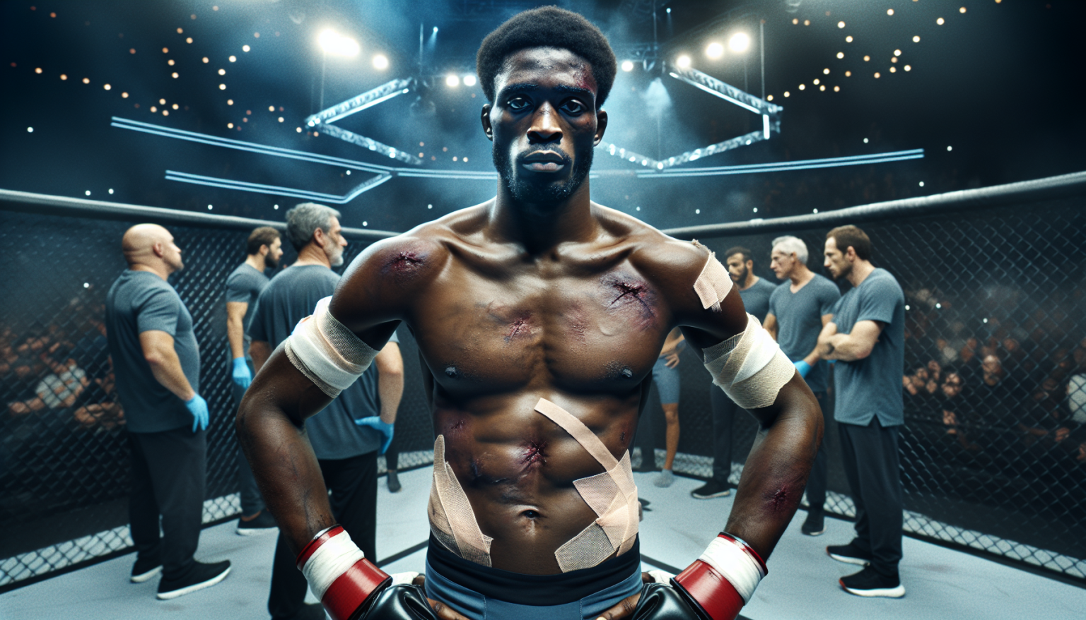 Khalil Rountree partage une photo choc post-op après une défaite UFC 307