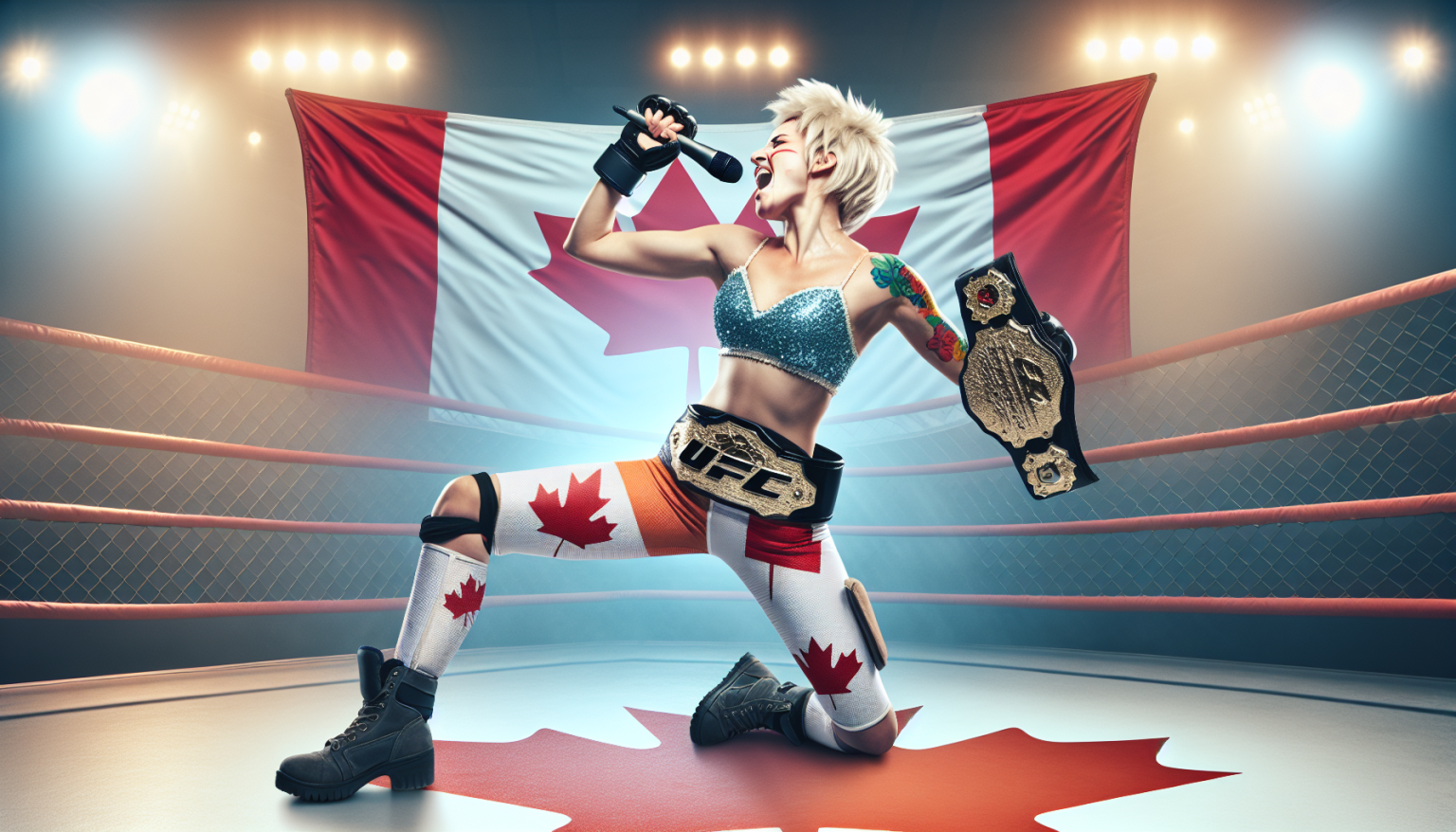 Vidéo : Ariana Grande parodie l’UFC en Céline Dion dans un sketch SNL éblouissant