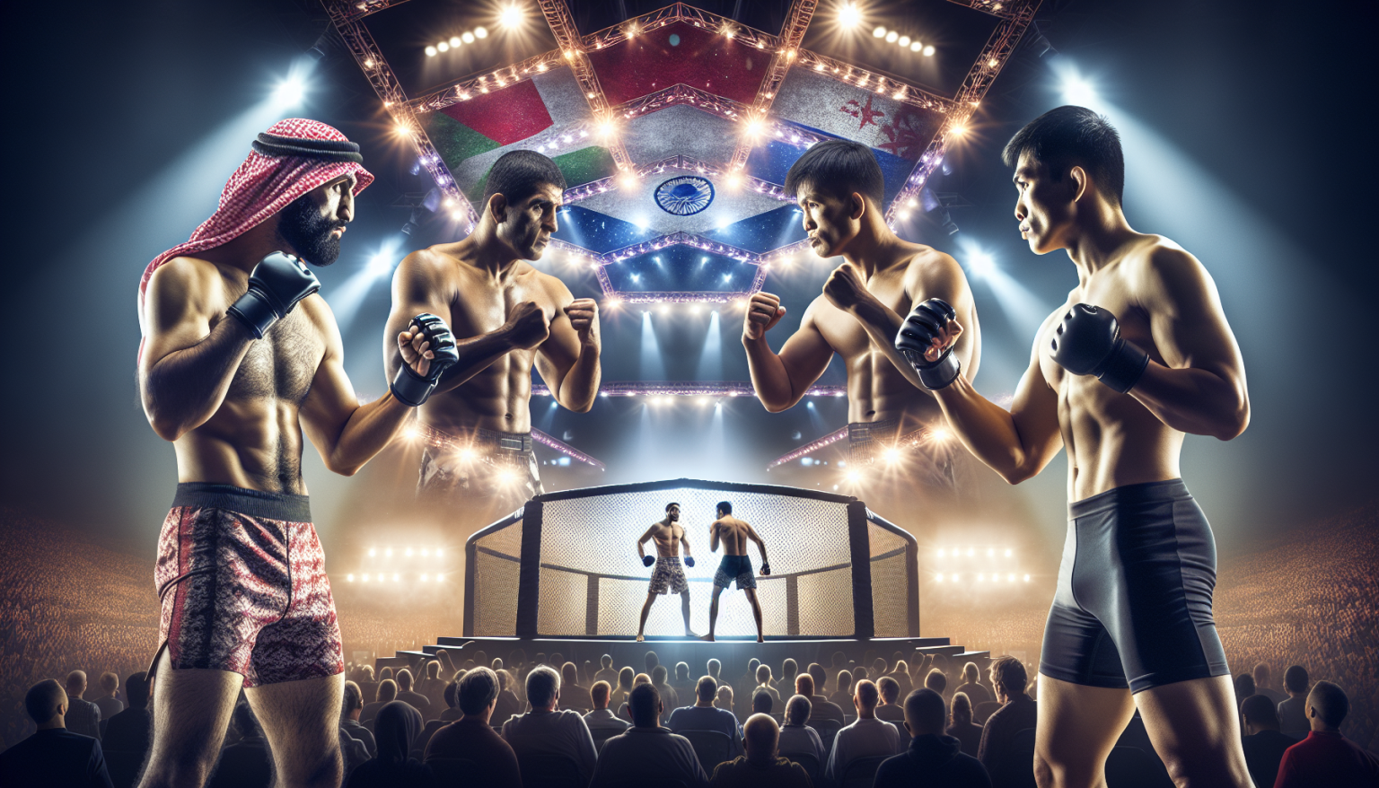 Belal Muhammad-Shavkat Rakhmonov et Pantoja-Asakura au sommet de l’UFC 310