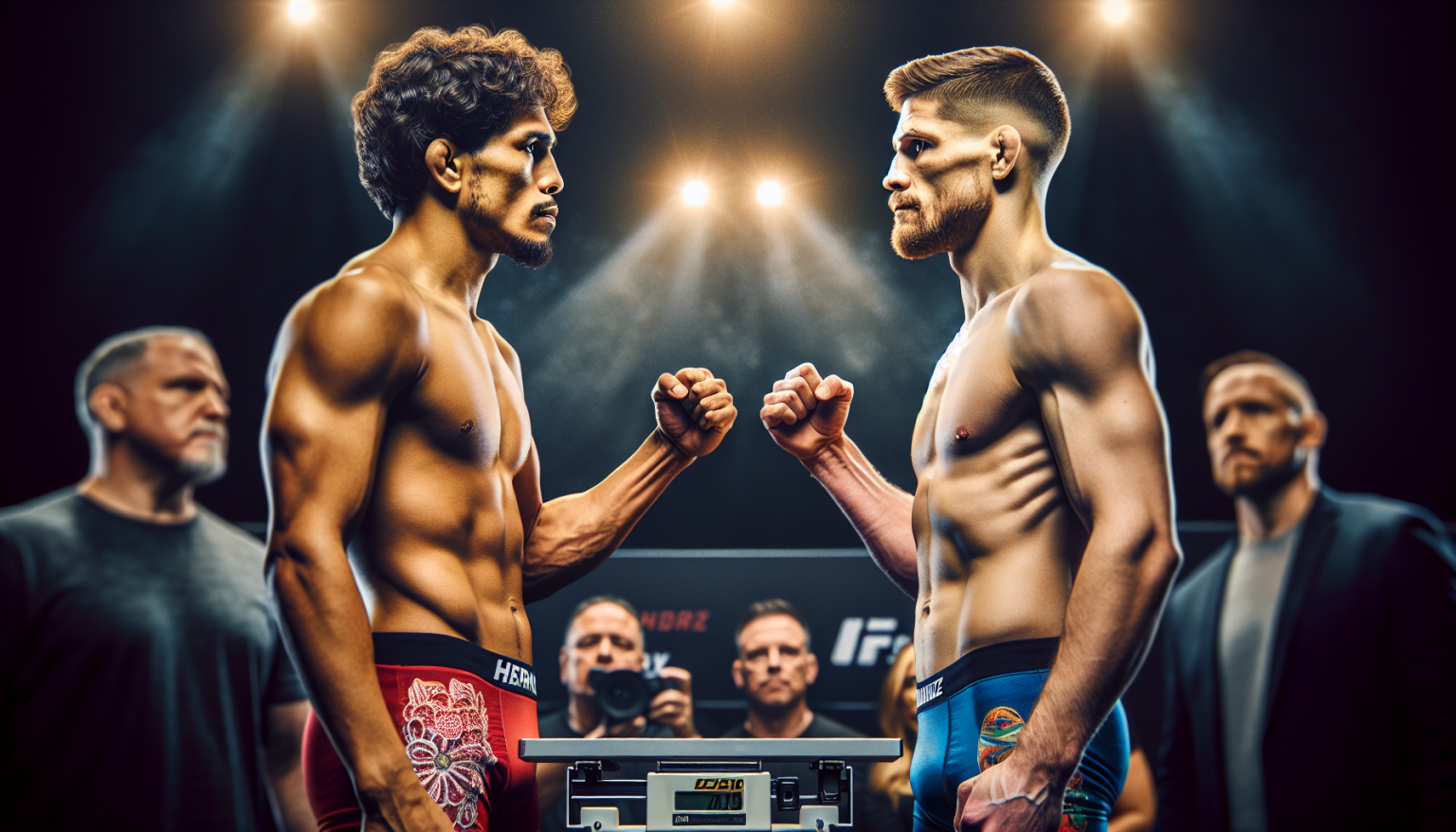 Résultats de la pesée : Hernandez et Pereira s’affrontent avec intensité