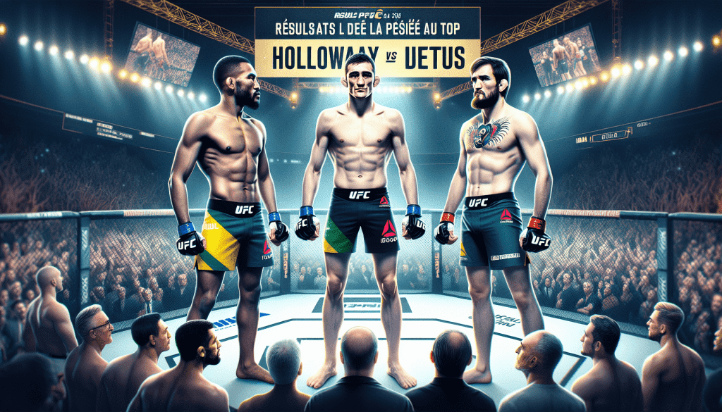 Résultats de la pesée UFC 308 : Ilia Topuria au top, Holloway et Chimaev tendus