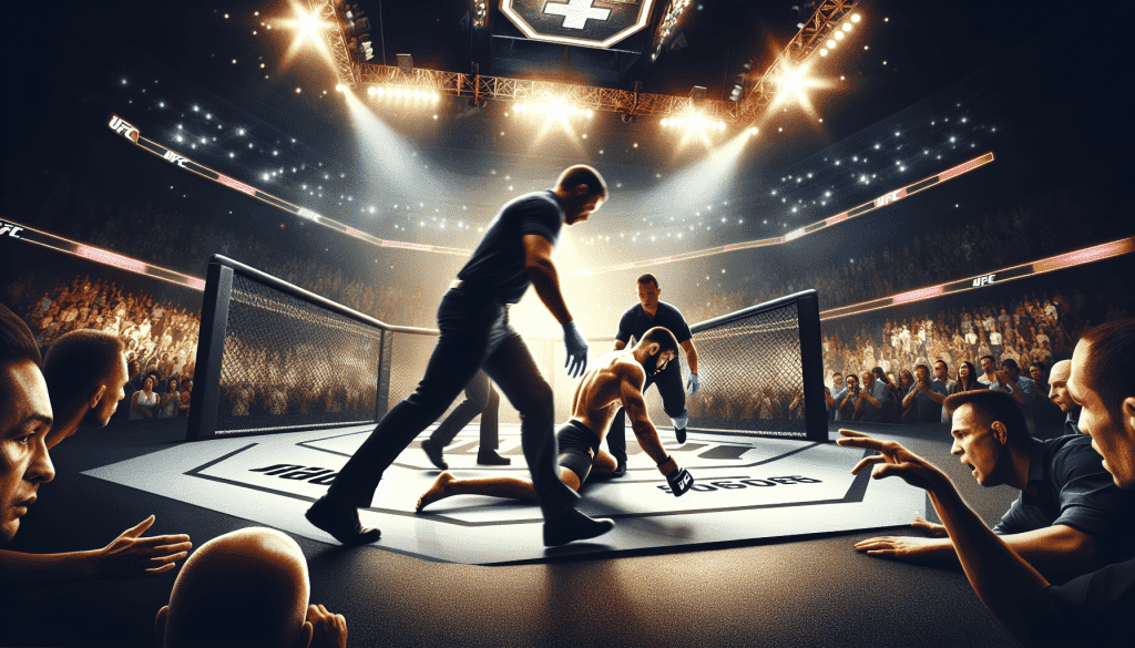 Barnett arrêté à l’UFC 308 à cause d’une blessure à la jambe lors de l’entrée