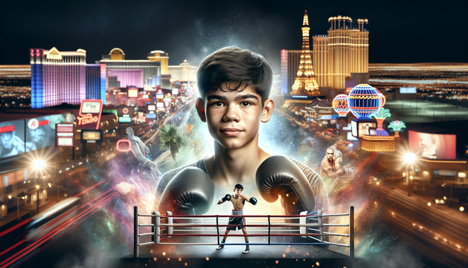 Adolescent ambitieux, Kaipo Gallegos espère devenir la prochaine étoile montante de Las Vegas.