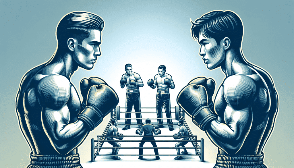 Bakhram Murtazaliev se prépare pour un combat au centre du ring contre Tim Tszyu.