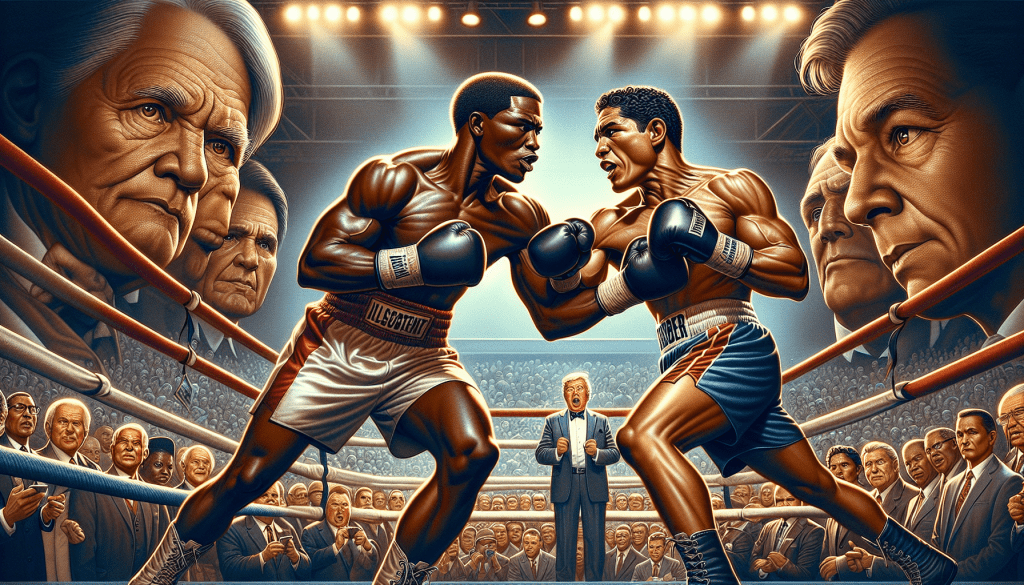 « La boxe peut-elle réussir ? » demande le candidat à la présidence Donald Trump.