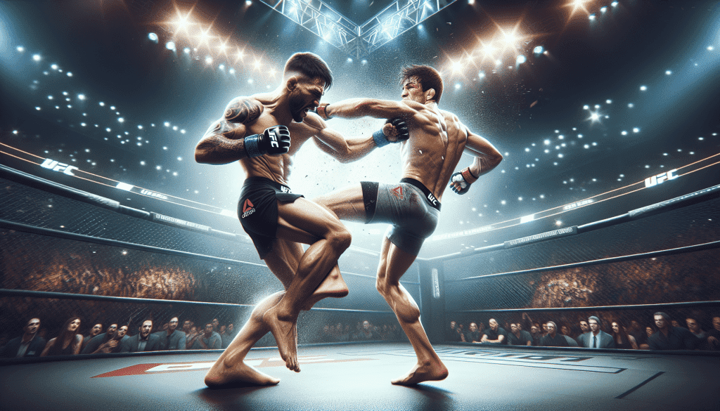 Carlos Prates terrasse Neil Mangy d’un coup puissant lors de l’UFC Vegas 100