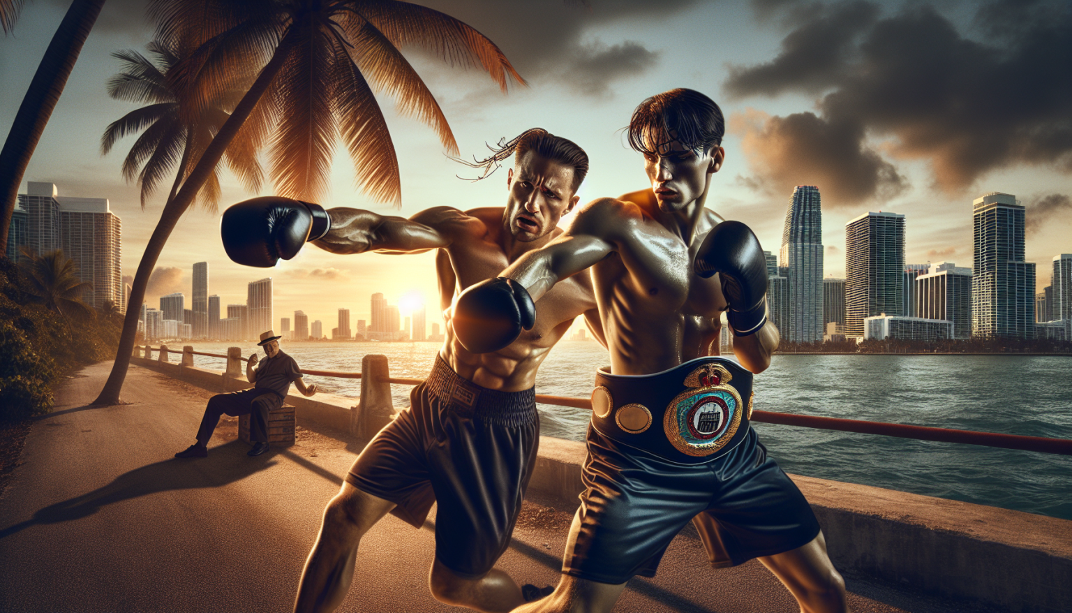 David Morrell lance sa ceinture sur Benavidez lors d’une session à Miami