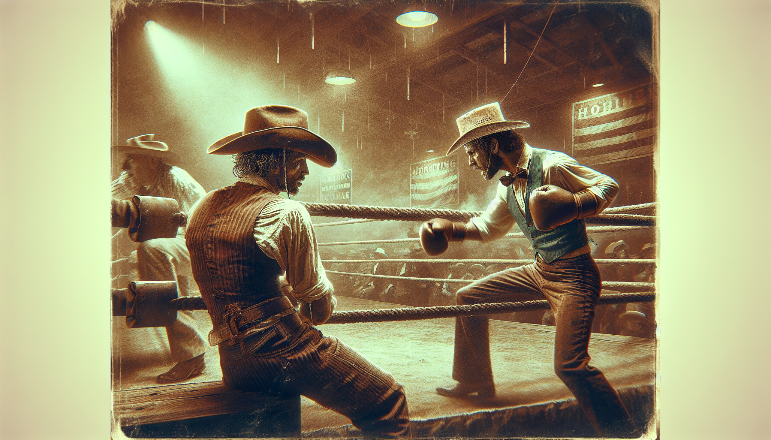 Quand même Wyatt Earp a été vaincu par la boxe.