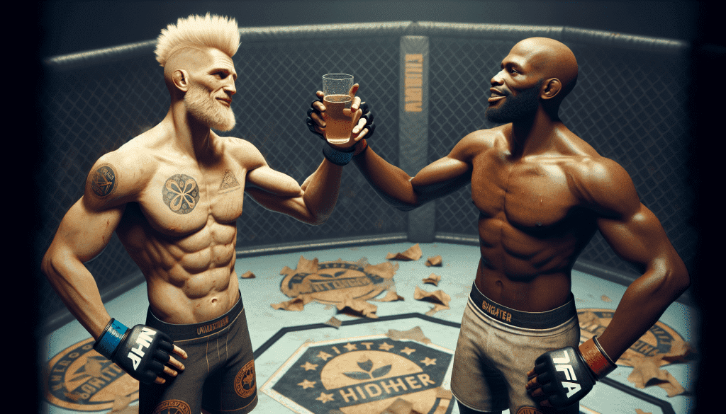 Jiri Prochazka et Jamahal Hill trinquent après leur duel mémorable à l’UFC 311