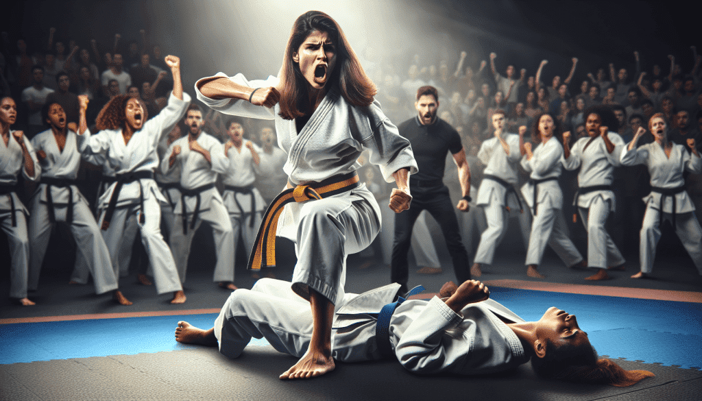 Découvrez le TKO controversé d’Aline Pereira au Karate Combat 52