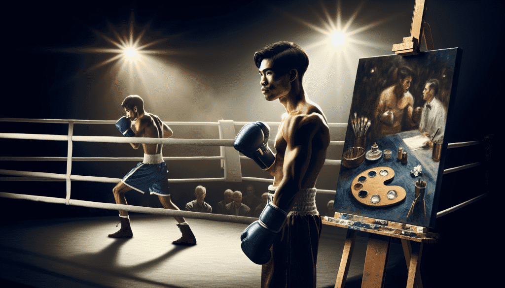 Après avoir fait un sparring avec Joe Calzaghe, Patrick Killian a su que ses mains étaient faites pour la peinture.