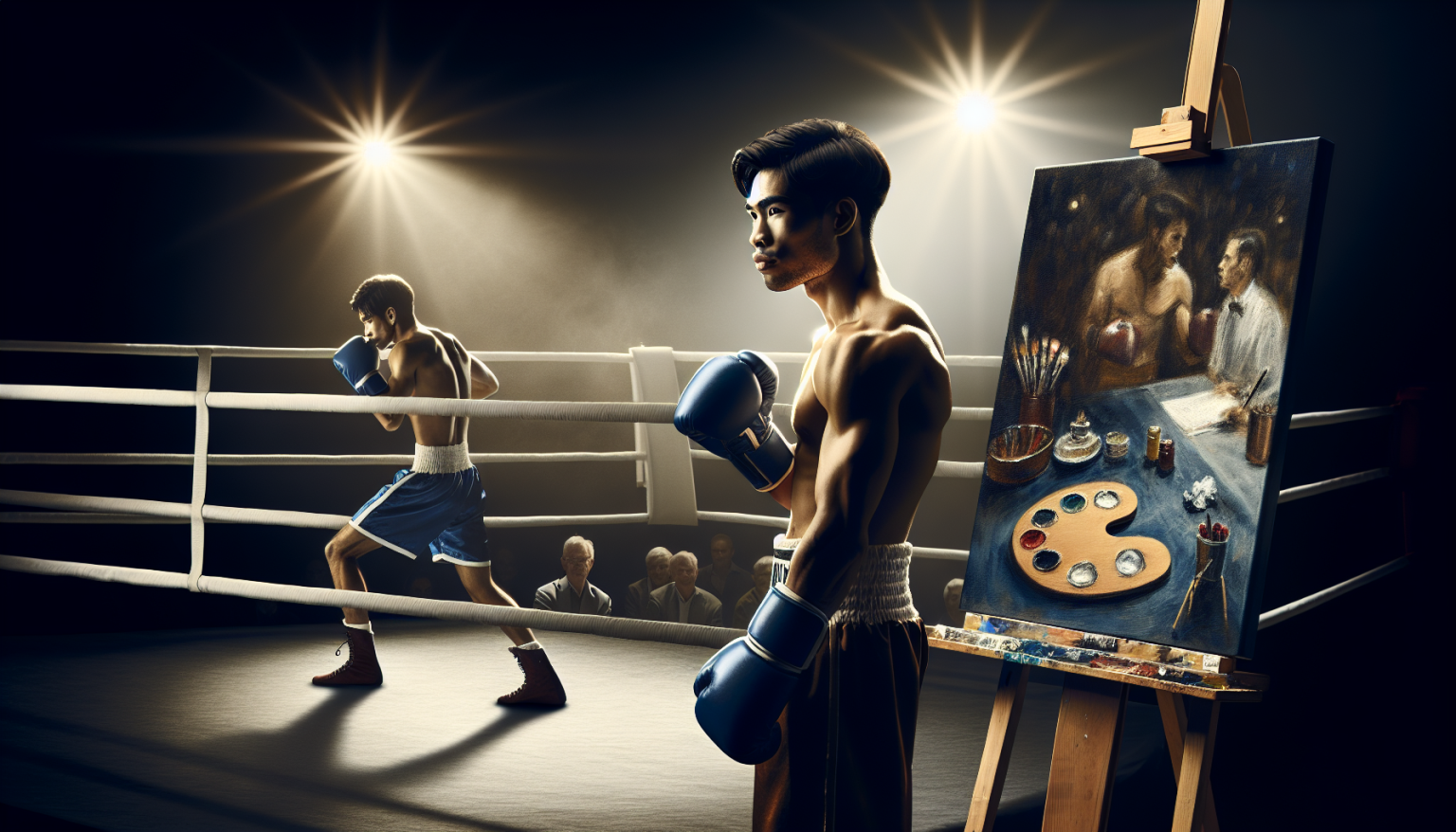 Après avoir fait un sparring avec Joe Calzaghe, Patrick Killian a su que ses mains étaient faites pour la peinture.