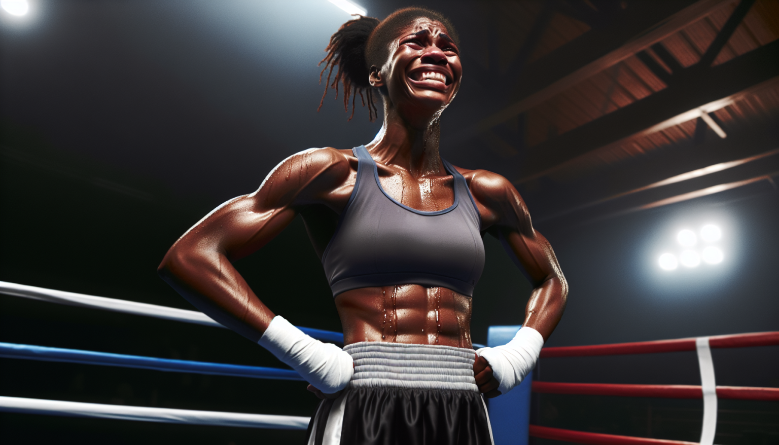 Danielle Perkins a pleuré de joie en obtenant le combat contre Claressa Shields.