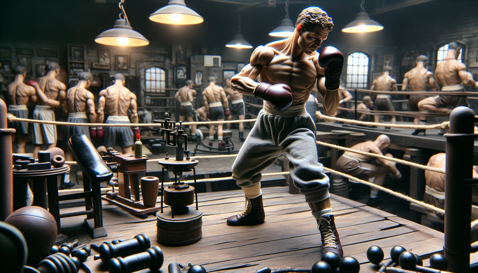 Entraînement de Milan Prat pour Abass Baraou malgré l’incertitude du combat.