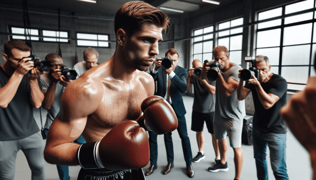Entraînement médiatique de Damian Knyba avant le duel contre Wawrzyk