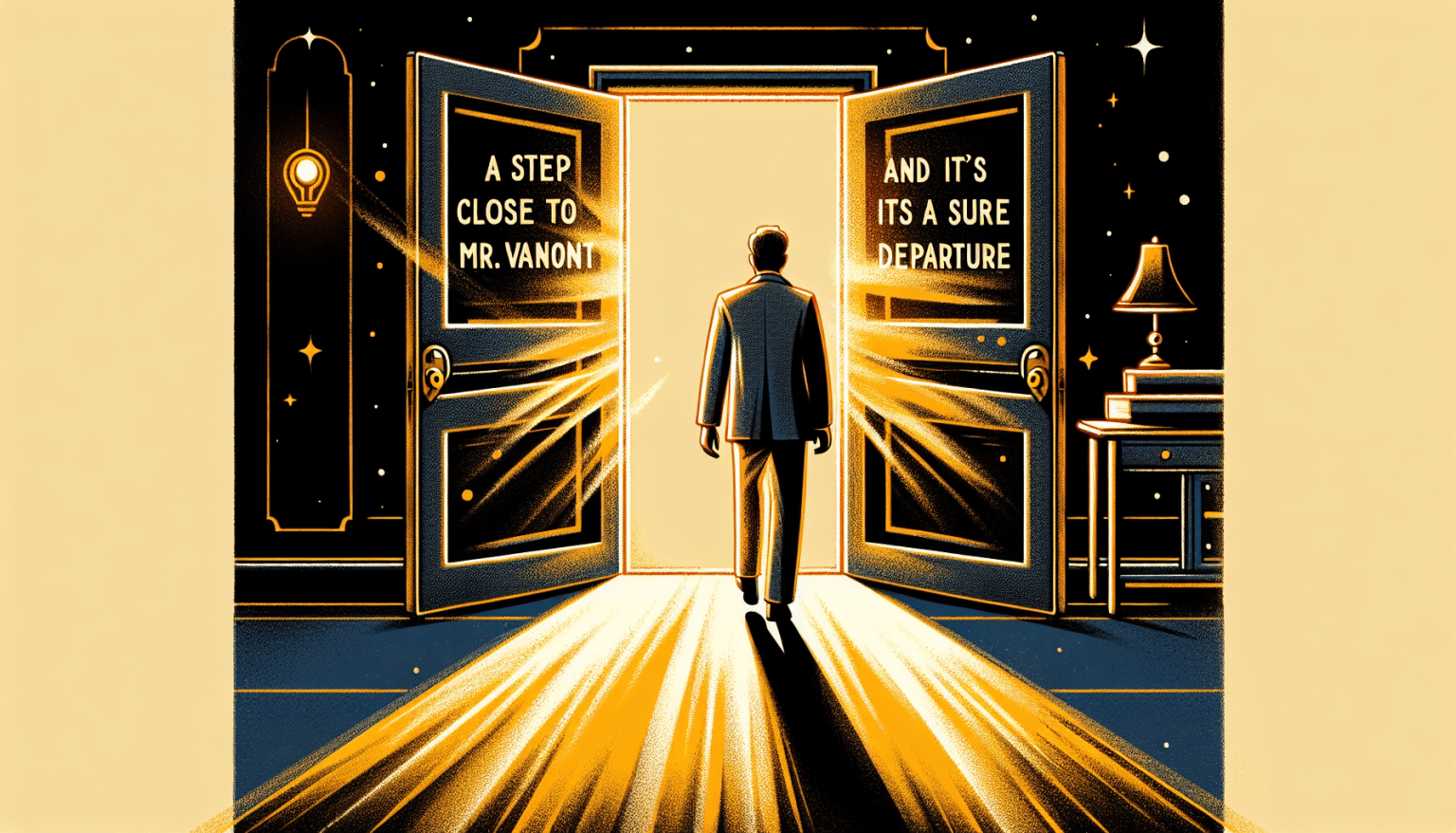 Un pas près de M. VanZant et c’est le départ assuré