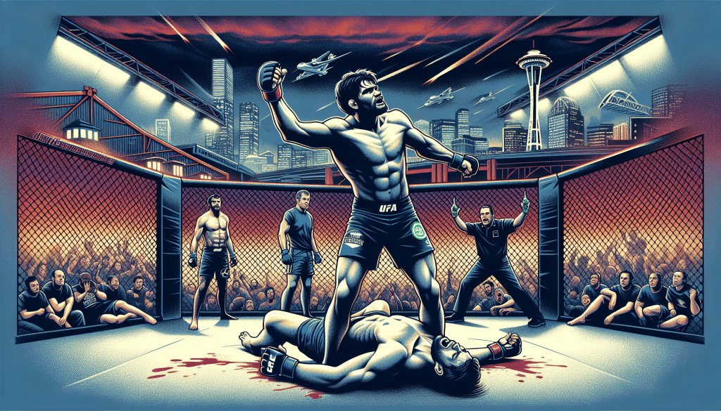 UFC Seattle : Austin Vanderford brille par KO, altercation avec Veretennikov après match