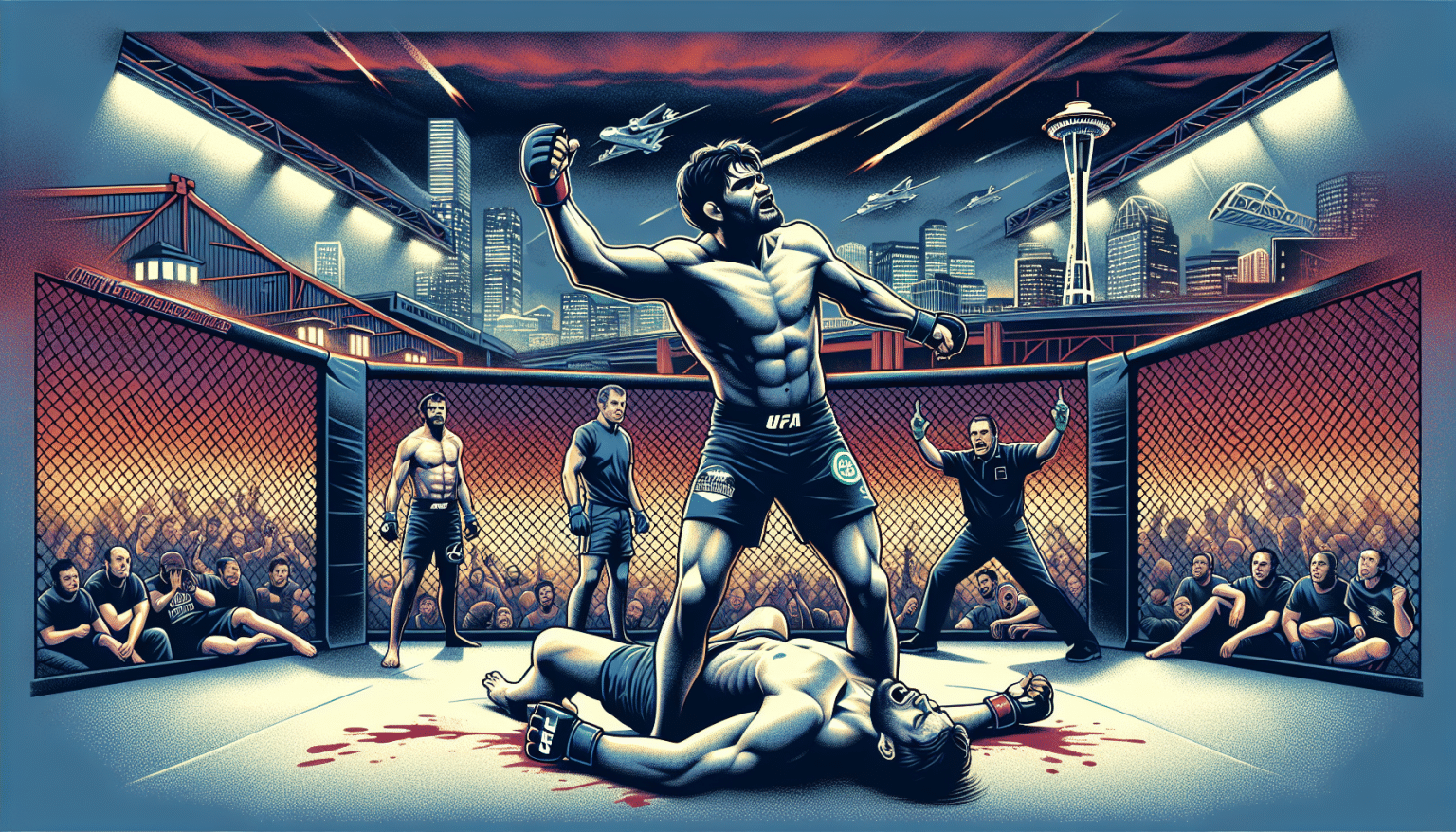 UFC Seattle : Austin Vanderford brille par KO, altercation avec Veretennikov après match