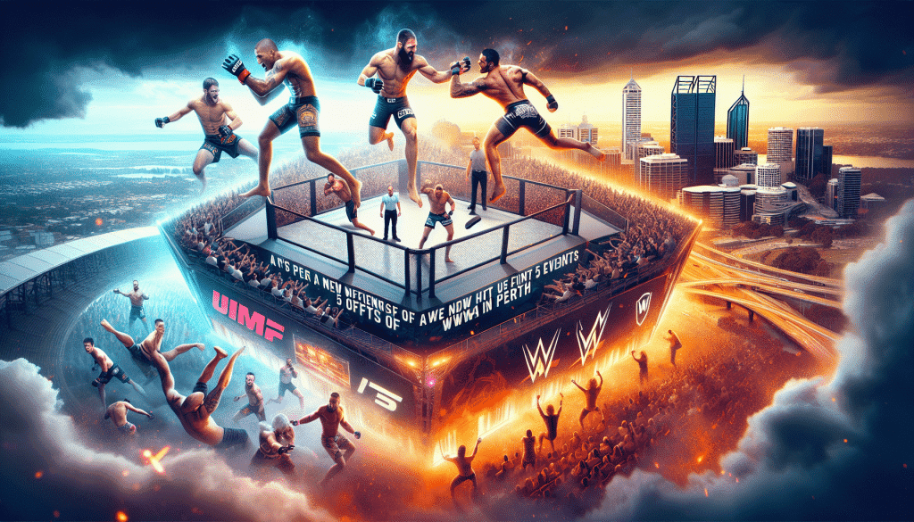 Nouvelle offre de 5 événements mêlant MMA et WWE à Perth