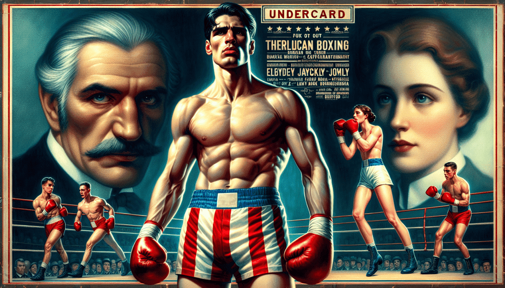 Emiliano Fernando Vargas et Troy Isley en soutien du match revanche entre Mikaela Mayer et Sandy Ryan