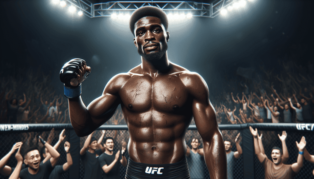 Réaction de Manel Kape : Yeux gênés après sa victoire à l’UFC Vegas 103