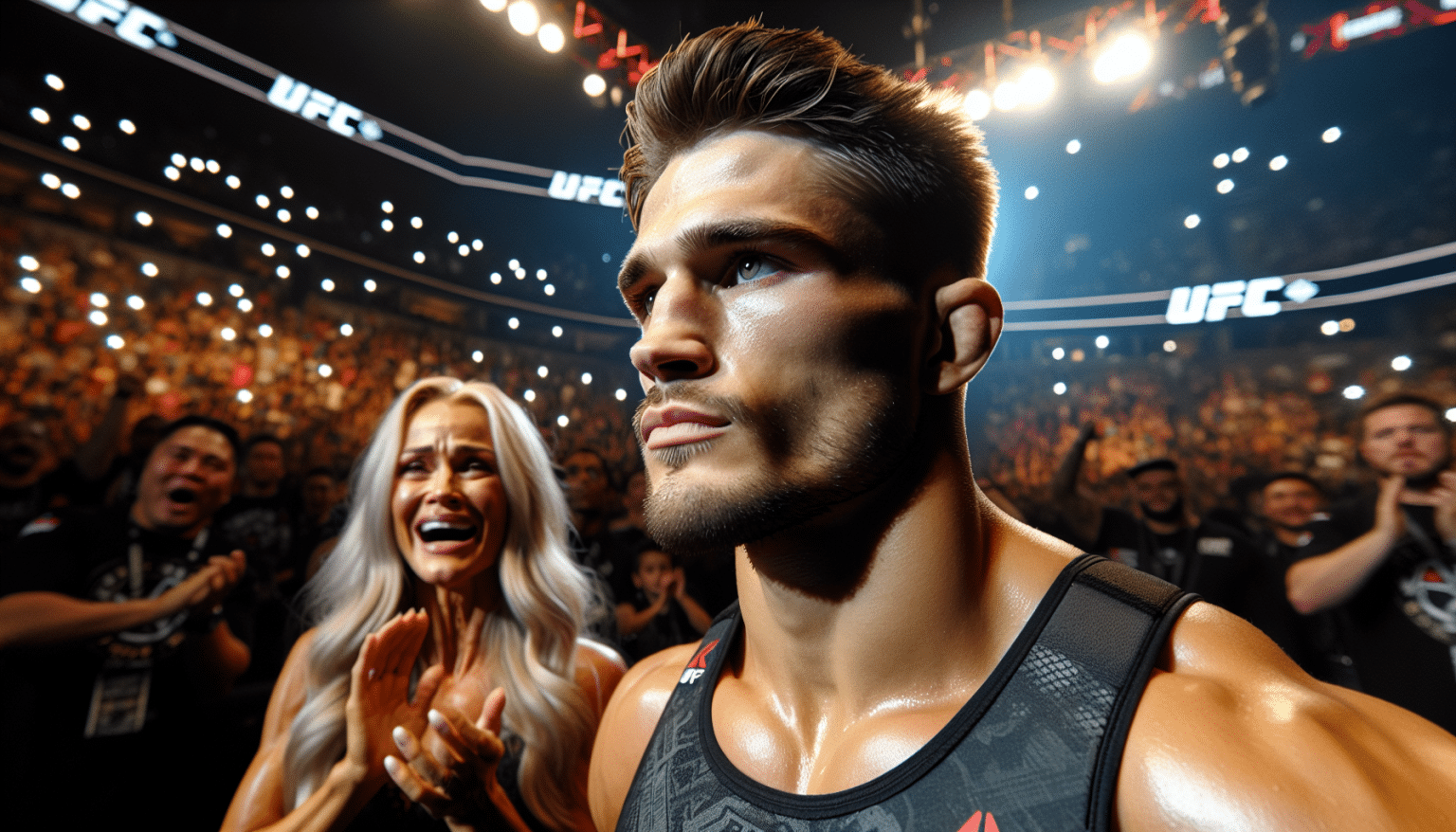 Les débuts d’Austin Vanderford à l’UFC : un moment inoubliable pour son épouse