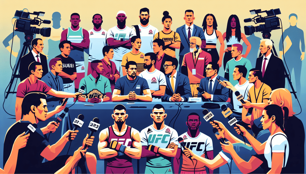 Découvrez la vidéo captivante de la journée médias UFC 313