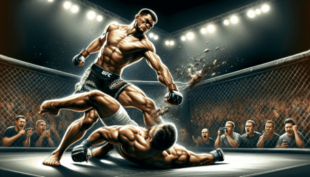 Découvrez Mauricio Ruffy maîtriser le coup fatal qui a mis KO King Green à l’UFC 313