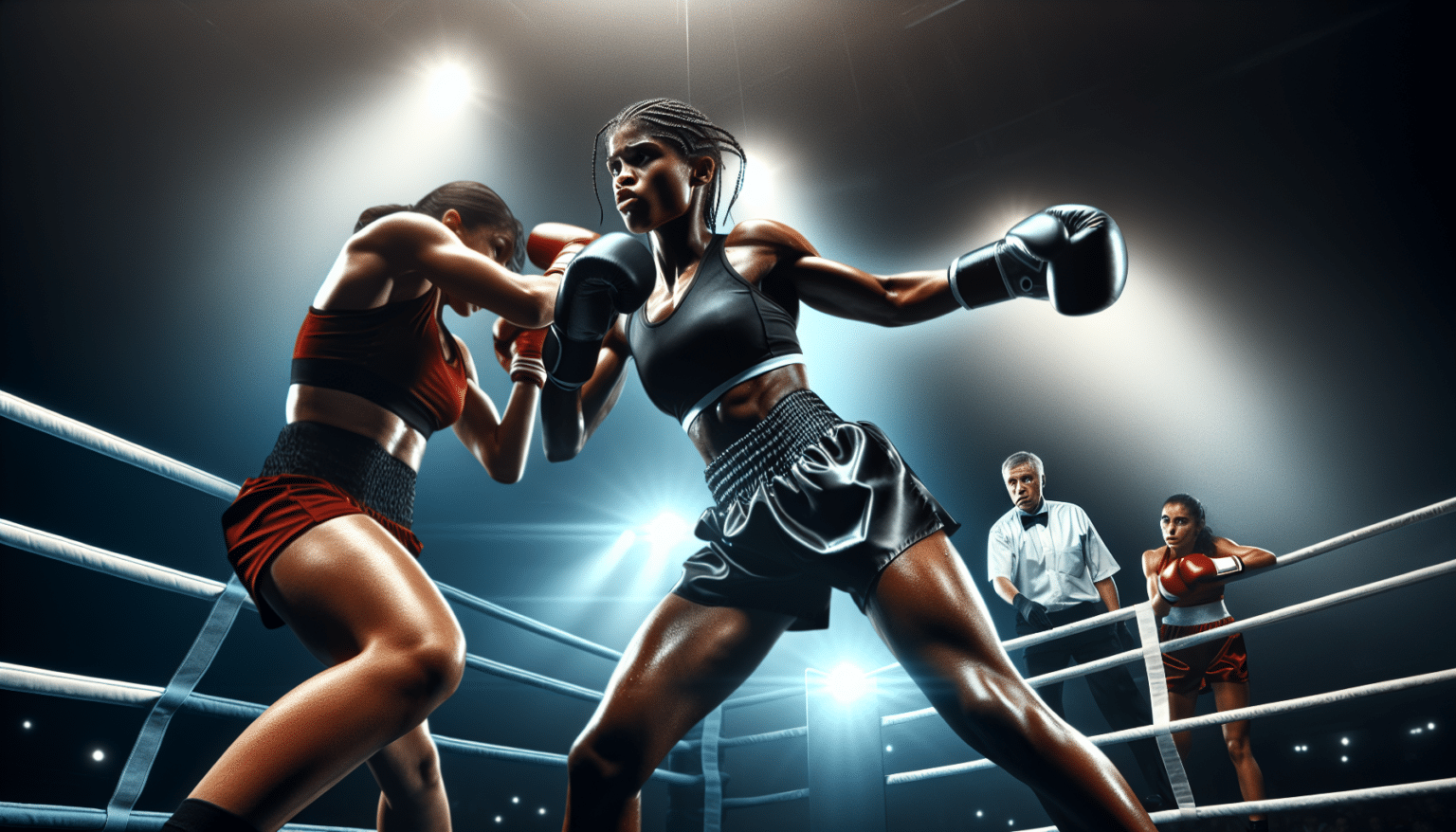 Cherneka Johnson surclasse Nina Hughes et provoque l’arrêt de la rencontre lors de leur revanche.