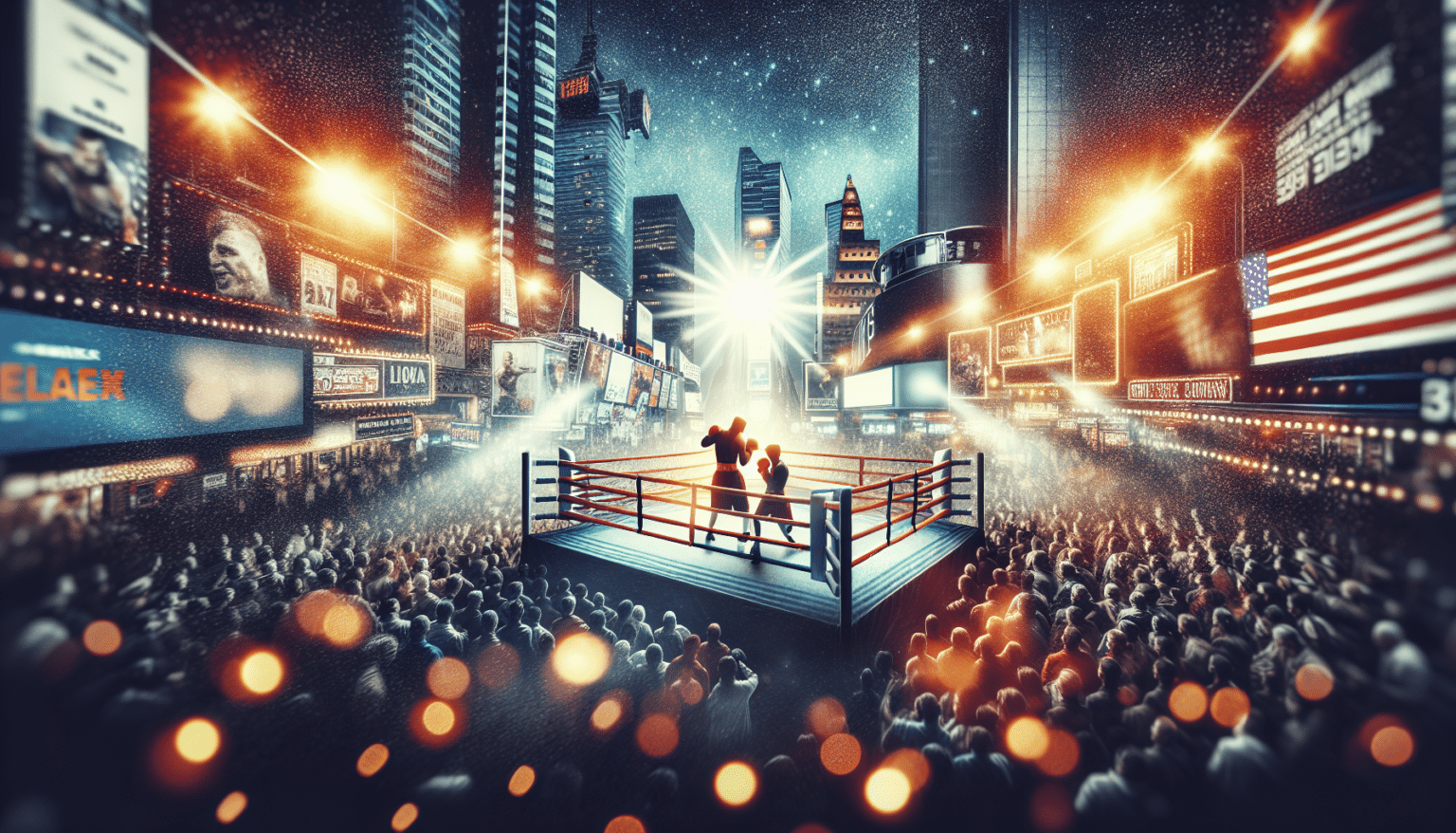 Des questions sur la carte de Times Square sont répondues dans “BoxingScene Today”
