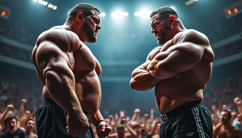 découvrez comment eddie hall, avec 30 kg de plus que marius pudzianowski, a réalisé une transformation physique impressionnante en vue du face-à-face tant attendu du world's strongest man. plongez dans les détails de leur préparation et des enjeux de cette compétition légendaire.
