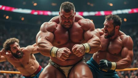 découvrez comment eddie hall, l'homme le plus fort du monde, a provoqué un ko spectaculaire avec un message en cinq mots lors d'un combat mma inattendu à deux contre un.