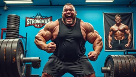 découvrez la réaction hilarante et décalée d'eddie hall, l'homme le plus fort du monde, face aux rumeurs d'un combat contre francis ngannou. plongez dans son univers où humour et folie se rencontrent pour un moment inoubliable !