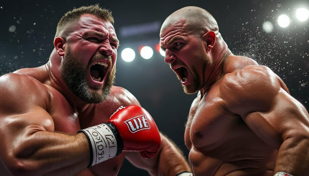 Eddie Hall révèle que mettre K.O. le quintuple champion du monde de force en seulement 30 secondes était ‘plus facile que prévu’ lors de ses débuts en MMA. eddie hall partage son expérience marquante lors de ses débuts en mma, où il a mis k.o. le quintuple champion du monde de force en seulement 30 secondes, révélant que cette victoire inattendue était 'plus facile que prévu'. découvrez les coulisses de cet affrontement époustouflant.