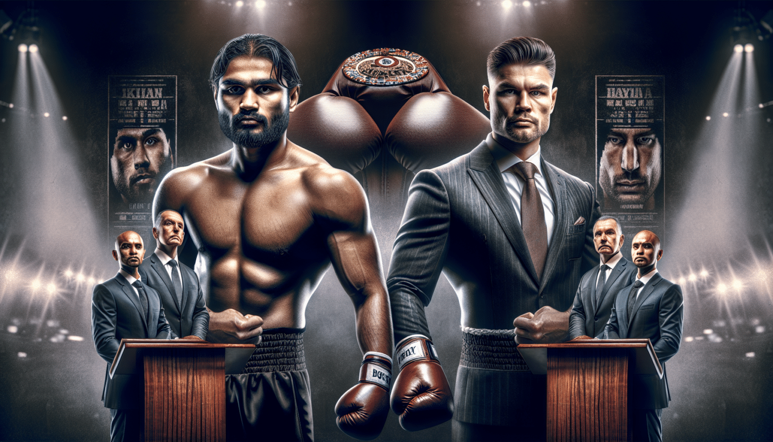 Les poids lourds Fabio Wardley et Jarrell Miller retenus lors d’une conférence de presse houleuse.